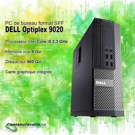 DELL Optiplex 9020 SFF - Intel Core i5 - disque dur 500 Go - 8 Go