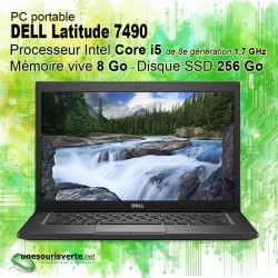 DELL Latitude 7490 - 14" - Intel Core i5 - SSD 256 Go - 8Go