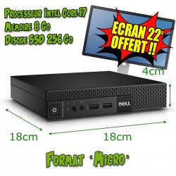 DELL Optiplex 9020M - Core i7 - SSD 256Go - 16Go (format Micro)