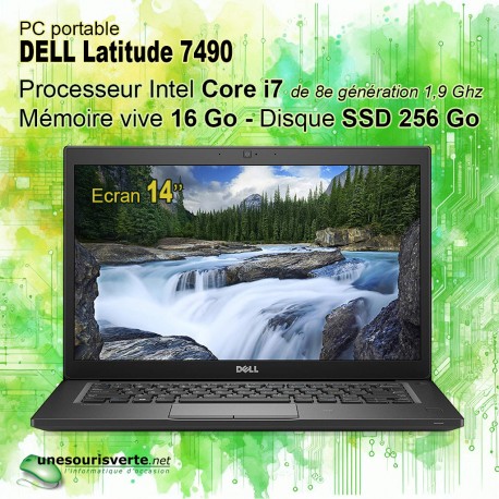 DELL Latitude 5490 - 14" - Core i5 - SSD 240 Go - 8Go